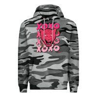 Slate Camo valentine Premium Hoodie - MaliasSmallBusiness