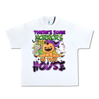 White theres some horrors in this house Urban Heavy Tee - BarkalooDesign