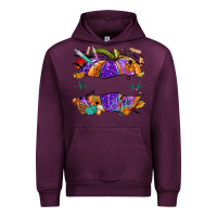 Mauve Wine halloween nurse pumpkin custom name Urban Hoodie - NancyCooperArtShop
