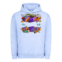 Pigment Grape Ice halloween nurse pumpkin custom name Urban Hoodie - NancyCooperArtShop