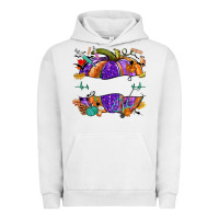 Pigment Lunar Rock halloween nurse pumpkin custom name Urban Hoodie - NancyCooperArtShop