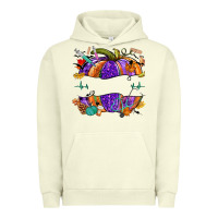 Pigment Pistachio halloween nurse pumpkin custom name Urban Hoodie - NancyCooperArtShop