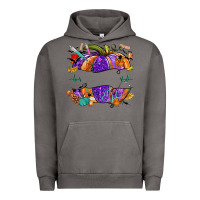 Pigment Tornado halloween nurse pumpkin custom name Urban Hoodie - NancyCooperArtShop