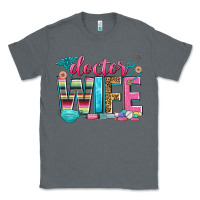 Charcoal Heather doctor wife Classic Tee - Zillion Design Studio