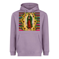 Lavender our lady of guadalupe Heavyweight Hoodie - JahusDesignShop