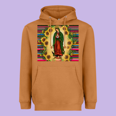 Our Lady Of Guadalupe Heavyweight Hoodie Designed By Jahusdesignshop