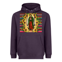 Plum our lady of guadalupe Heavyweight Hoodie - JahusDesignShop