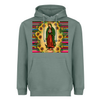 Sage our lady of guadalupe Heavyweight Hoodie - JahusDesignShop