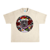 Pitbull And Buffalo Plaid Urban Heavy Tee | Teevron