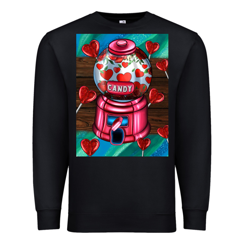 Candy Machine  With Heart Candies  Air Premium Sweatshirt by AdoDesignShop | Teevron