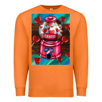 Carrot candy machine  with heart candies  air Premium Sweatshirt - AdoDesignShop