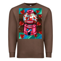 Chestnut candy machine  with heart candies  air Premium Sweatshirt - AdoDesignShop