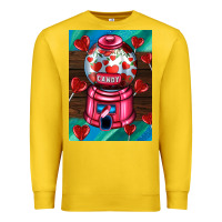 Lemon candy machine  with heart candies  air Premium Sweatshirt - AdoDesignShop