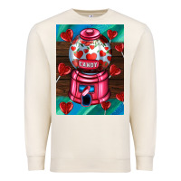 Sandshell candy machine  with heart candies  air Premium Sweatshirt - AdoDesignShop