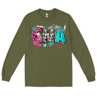 Army Green cna Long Sleeve Tee - texasbilliewilder