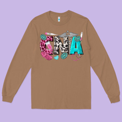 Cna Long Sleeve Tee Designed By Texasbilliewilder