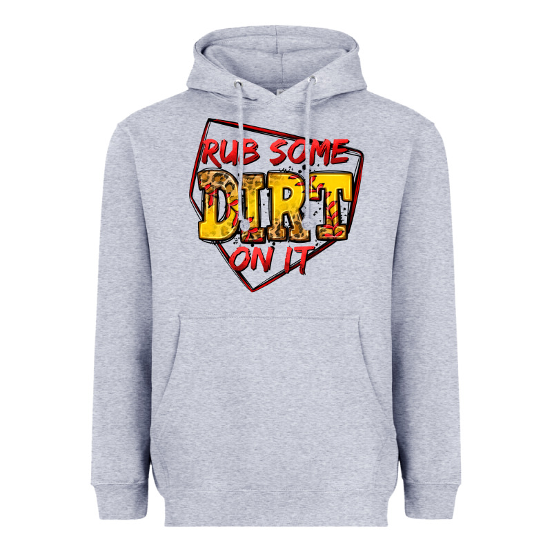 Rub Some Dirt On It Softball Heavyweight Hoodie by Jasminsmagicworld | Teevron