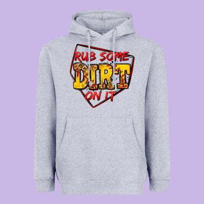 Rub Some Dirt On It Softball Heavyweight Hoodie Designed By Jasminsmagicworld