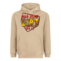 Mushroom rub some dirt on it softball Heavyweight Hoodie - Jasminsmagicworld