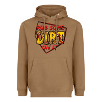 Toasted Coconut rub some dirt on it softball Heavyweight Hoodie - Jasminsmagicworld