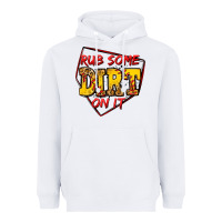White rub some dirt on it softball Heavyweight Hoodie - Jasminsmagicworld