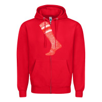 Red red sock fa element 2 Zipper Hoodie - FaDigitalArtStudio