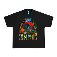 Black camping Urban Heavy Tee - texasbilliewilder