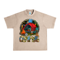 French Oak camping Urban Heavy Tee - texasbilliewilder