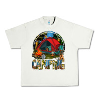 Pistachio camping Urban Heavy Tee - texasbilliewilder