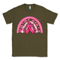 Army Green breast cancer rainbow Classic Tee - RanaPortraitStore