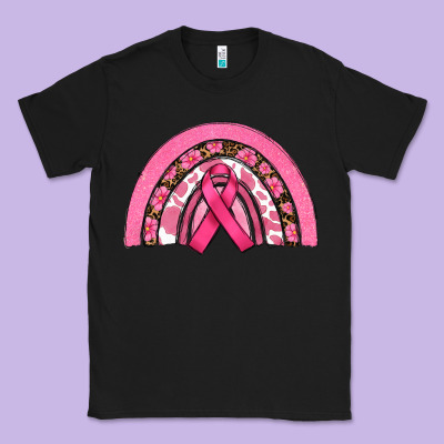 Breast Cancer Rainbow Classic Tee Designed By Ranaportraitstore
