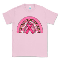 Bubblegum Pink breast cancer rainbow Classic Tee - RanaPortraitStore
