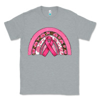 Heather Grey breast cancer rainbow Classic Tee - RanaPortraitStore
