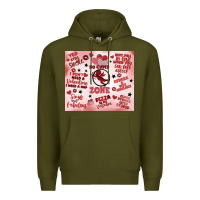 Army Green funny valentine's day Premium Hoodie - MaliasSmallBusiness