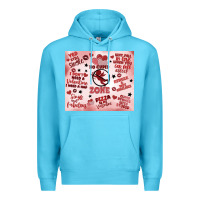 Ocean Blue funny valentine's day Premium Hoodie - MaliasSmallBusiness