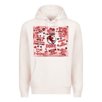 Pale Pink funny valentine's day Premium Hoodie - MaliasSmallBusiness
