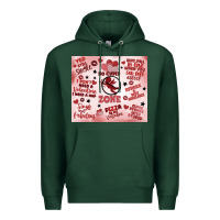 Sports Green funny valentine's day Premium Hoodie - MaliasSmallBusiness