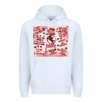 White funny valentine's day Premium Hoodie - MaliasSmallBusiness