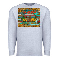 Heather Grey camping is my happy place Premium Sweatshirt - Artiststas