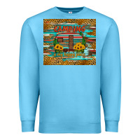 Ocean Blue camping is my happy place Premium Sweatshirt - Artiststas