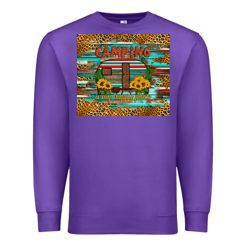 Camping Is My Happy Place Premium Sweatshirt by Artiststas | Teevron