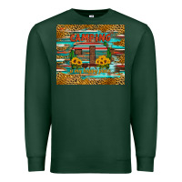 Sports Green camping is my happy place Premium Sweatshirt - Artiststas
