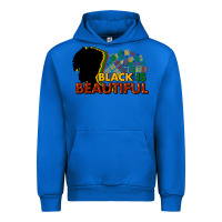 Cobalt black is beautiful Urban Hoodie - NancyCooperArtShop