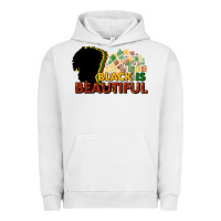 Pigment Lunar Rock black is beautiful Urban Hoodie - NancyCooperArtShop
