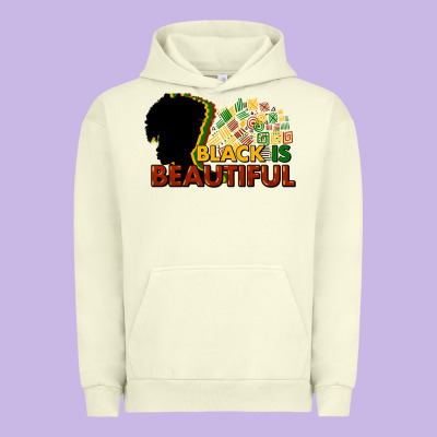 Black Is Beautiful Urban Hoodie Designed By Nancycooperartshop