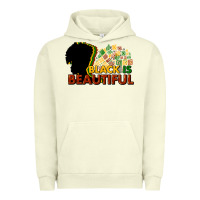 Pigment Pistachio black is beautiful Urban Hoodie - NancyCooperArtShop