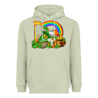 Matcha st patricks day  rainbow shamrocks Heavyweight Hoodie - AdoDesignShop