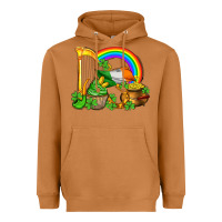 Meerkat st patricks day  rainbow shamrocks Heavyweight Hoodie - AdoDesignShop