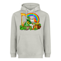 Moon Dust st patricks day  rainbow shamrocks Heavyweight Hoodie - AdoDesignShop