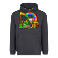 Smoke st patricks day  rainbow shamrocks Heavyweight Hoodie - AdoDesignShop